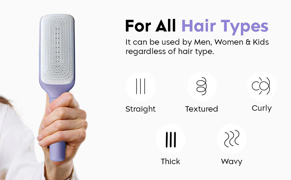 BuyMate Self Cleaning Hair Brush