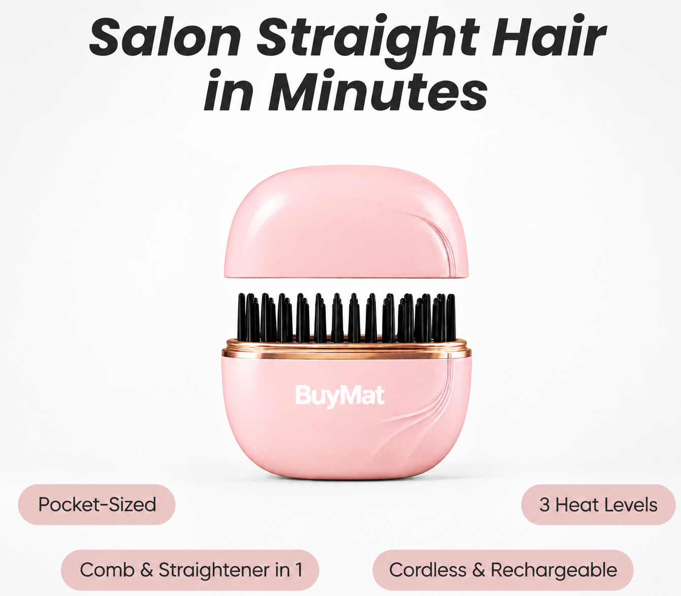 Mini Portable Hair Straightener