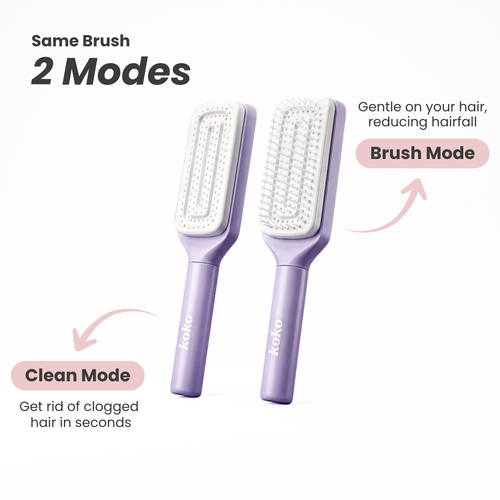 BuyMate Self Cleaning Hair Brush